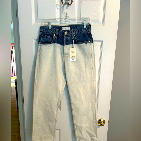 NWT Mango Ombré Look Relaxed Fit Jeans - Picture 12 of 12